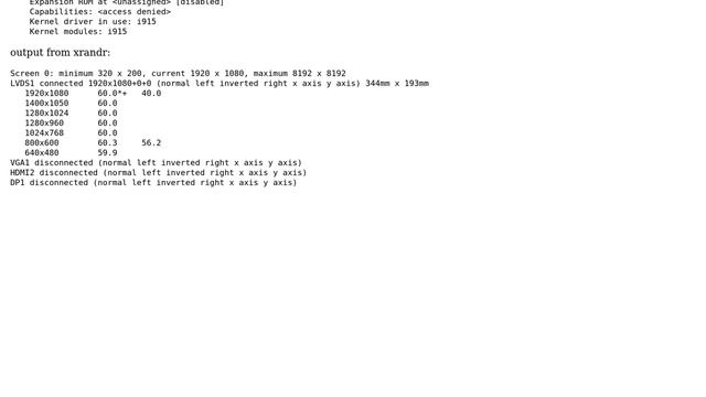 Unix & Linux: xrandr doesn't detect monitor on hdmi port смотреть онлайн
