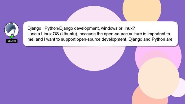 Django : Python/Django development, windows or linux? смотреть онлайн