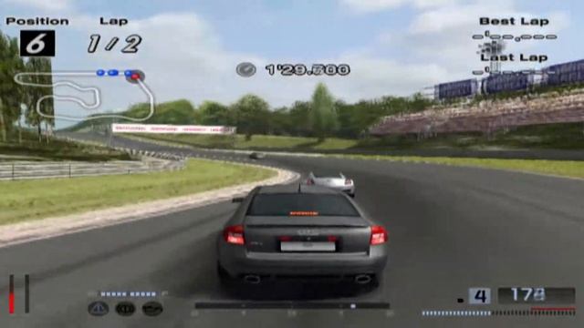 Гран Туризмо 4 (Онлайн Тест Версия) Ауди RS6 Геймплей смотреть онлайн