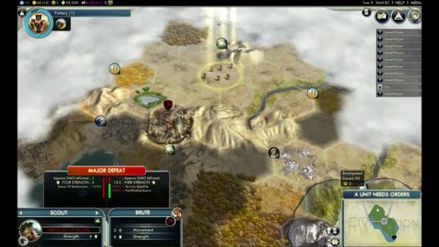 Civ 5 with City-State Diplomacy Mod and R.E.D modpack Part 1 смотреть онлайн