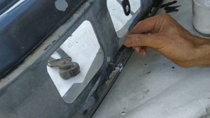 Как легко склеить бампер