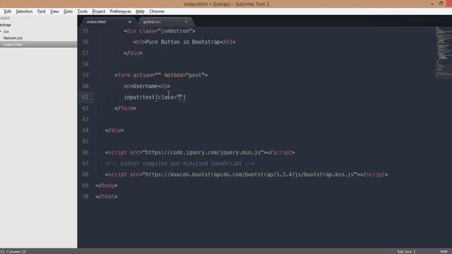 Bootstrap 3 Buttons and Form смотреть онлайн