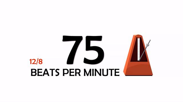 75 BPM 12/8 Metronome смотреть онлайн