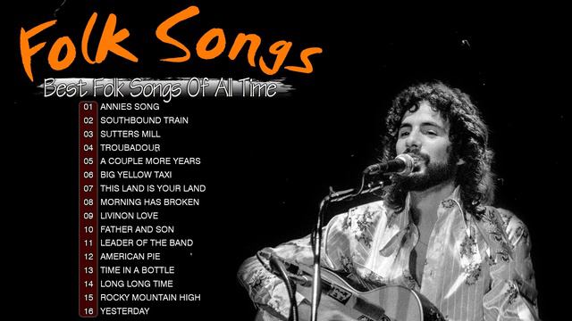 Beautiful Folk Songs - Folk & Country Music Collection 60's 70's - Folk Music