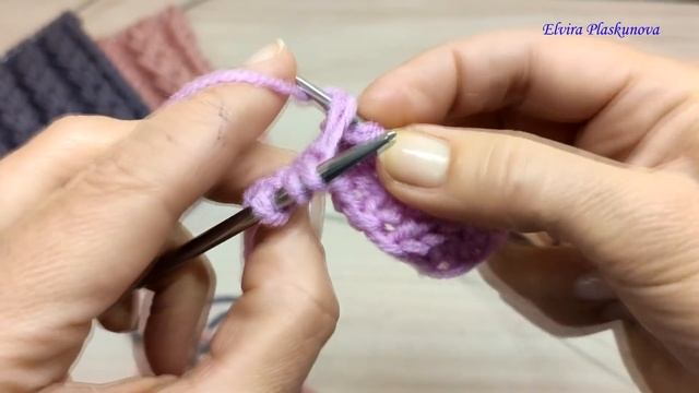 ЛЕГКИЙ, ОБЪЕМНЫЙ И ПРОСТОЙ УЗОР ДЛЯ ШАПКИ И СВИТЕРА. Узоры спицами. смотреть онлайн