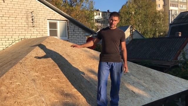 Навес с мягкой кровлей (черепицей) «шинглас ранчо». Как Запилить стропила вальмовой крыши смотреть онлайн