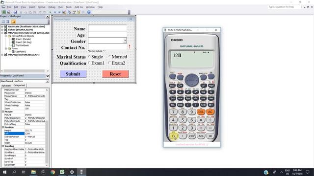Excel VBA - Change the position of UserForm on start-up смотреть онлайн