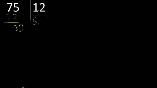 Dividir 75 entre 12 , division inexacta con resultado decimal . Como se dividen 2 numeros смотреть онлайн