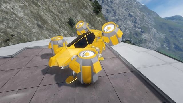Space Engineers - Quadrotor Vector Thrust (Testing) смотреть онлайн