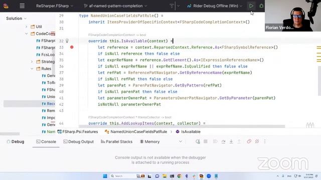 Intellisense for named fields on Rider смотреть онлайн