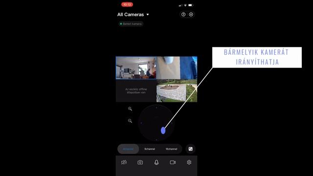 Több E-cam kamera használata Tuya telefonos applikációban смотреть онлайн