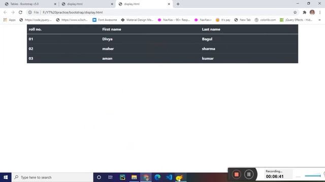 Bootstrap 5 Tables | Bootstrap 5 Hindi Tutorials | By InspiredWay | InspiredWay смотреть онлайн