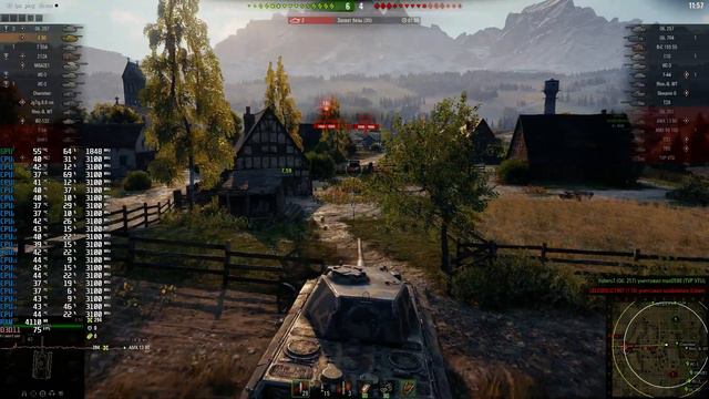 🔴График ВРЕМЕНИ КАДРА в World of Tanks Xeon E5 2680V2🔴 смотреть онлайн