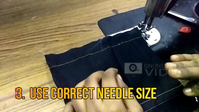 skipped stitches on sewing machine problem & solution | skipped stitches when sewing | sewing tips смотреть онлайн
