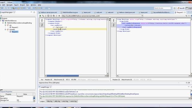 How to Test Your SOAP Service with SOAP UI in Eclipse смотреть онлайн