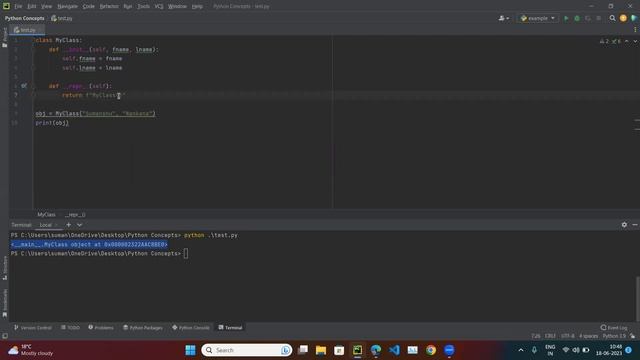 Python # 0005 # what is __repr__ and __str__ and it's difference ? смотреть онлайн