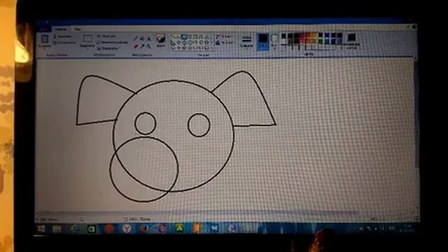 Рисуем лабрадора в paint. смотреть онлайн