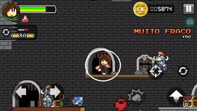 DAN THE MAN Gameplay Walkthrough part 48 - Knight Adventure - Knights with Knives Hard Mode смотреть онлайн