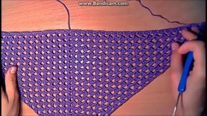 Косынка - вязание крючком+мастер класс.Летняя косыночка крючком для девочки 1 - 2 года