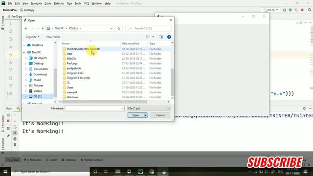 #10 - Working On Browse Operation In Menus - Python GUI Module - Tkinter Series смотреть онлайн