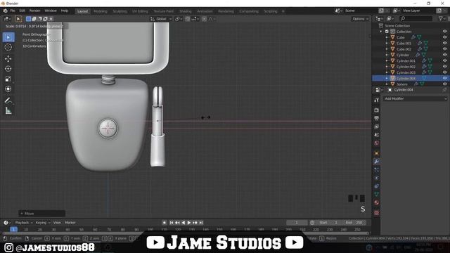 Blender Tutorial | Sci-Fi Cute Robot | Blender 2.82. смотреть онлайн