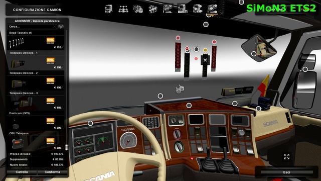 SCANIA 143M v8 4.0 + Real engine sound [1.26x] - SiMoN3 ETS2 (1.26.3s) смотреть онлайн