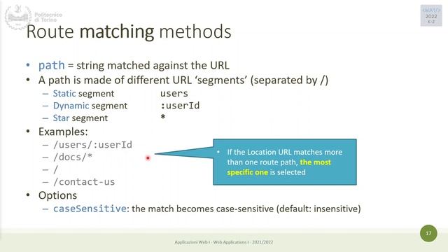 WA1-2022-L19: React Router v6 смотреть онлайн