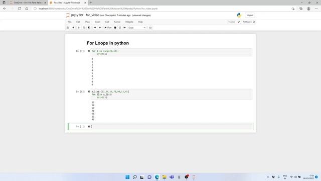 For Loops in Python смотреть онлайн