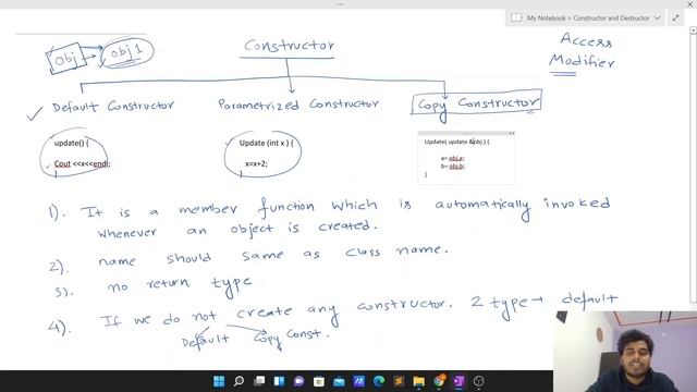 Constructor | Types of Constructor | Destructor | Object Oriented Programming Interview Preparation смотреть онлайн