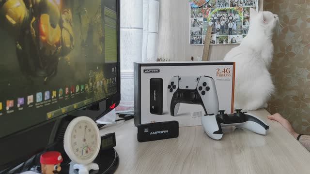 Игровая консоль Ampown U9 обзор смотреть онлайн