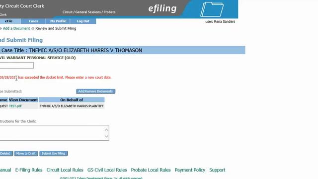 How To E-File A Request For New Court Date смотреть онлайн