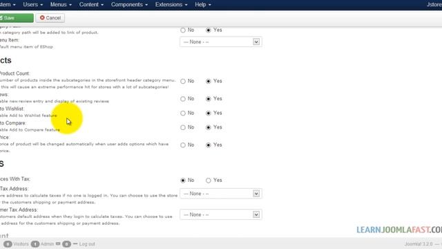 Create a Complete Online Store With Joomla - Configurations смотреть онлайн