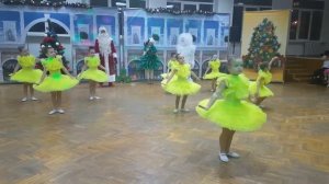 Танцы Новый год, детские танцы, танцы с Дедом морозом