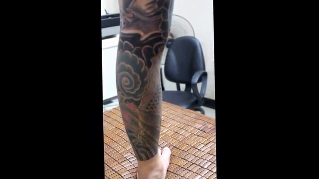 YAKUZA - KOI TATTOO - OLD JAPANESE STYLE смотреть онлайн