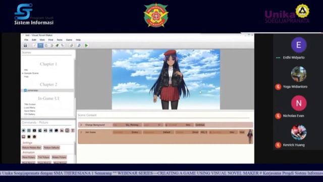 Creating a Game Using Visual Novel Maker Game Technology Unika смотреть онлайн