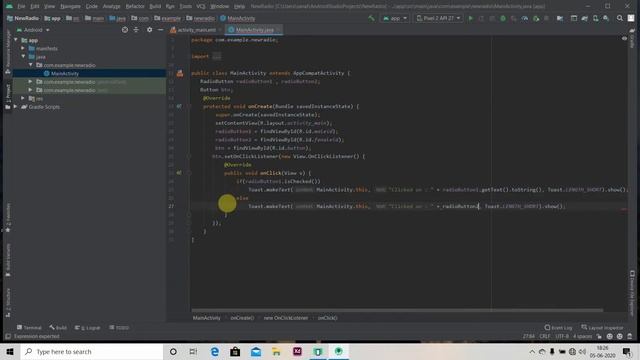 Lecture 4 : RadioButton and RadioGroup in Android Studio смотреть онлайн