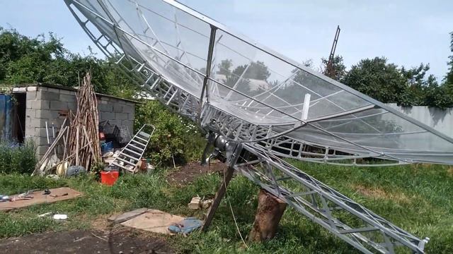5m Dish For 1296 Mhz Home Made RW6HM (part 3)