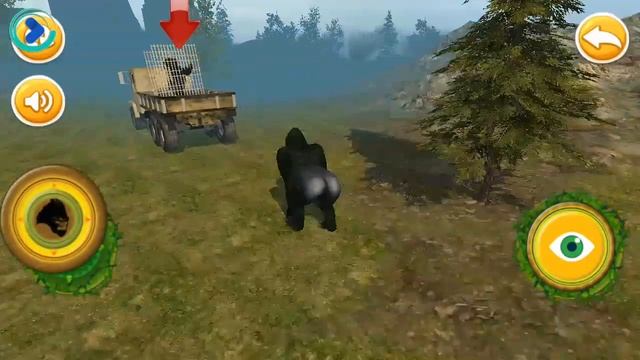 Real Gorilla Simulator (PT Game Studio) Attack Wildlife Quest - Android Gameplay смотреть онлайн