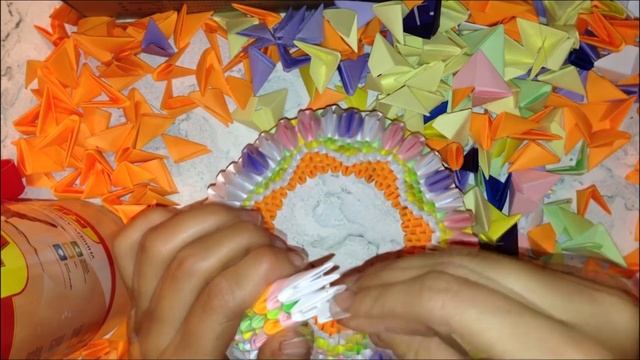 МОДУЛЬНОЕ ОРИГАМИ #34 ЖАР-ПТИЦА смотреть онлайн