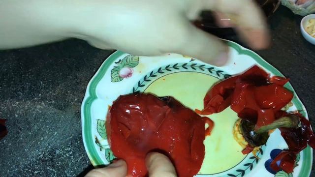 Готовим у Каси / болгарский перец ,запечённый вкусный салат ,салат с болгарским перцем, рецепт пере смотреть онлайн