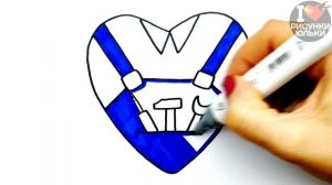 Рисунок для ПАПЫ | Как нарисовать красивый рисунок для папы | Рисунки Юльки Папе