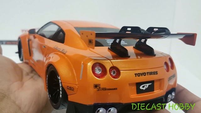 1/18 GT Spirit Nissan Skyline R35 GT-R Liberty Walk смотреть онлайн