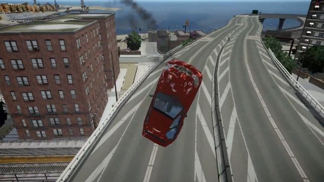 GTA IV Daewoo Lanos Sedan Crash Testing смотреть онлайн