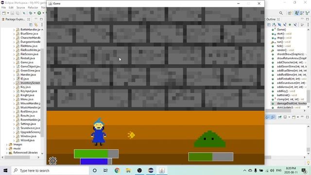My Java game progress on August 11th 2020 смотреть онлайн
