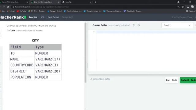 Difference between Select All and Select by ID | SQL SOLUTIONS | Get 5⭐ HackerRank смотреть онлайн