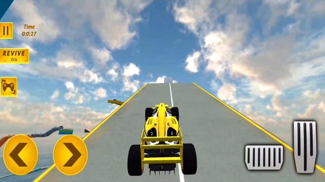 Formula Car Racing Simulator#2 - Impossible Mega Ramp - Android iOS Gameplay смотреть онлайн