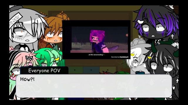 ?Monster School react to "To The Void" by Rainimator?//Minecraft Rainimator Reaction смотреть онлайн