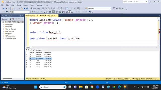 SQL server Identity Property | Identity Insert | Identity on Delete and truncate | #sqlserver #mssq смотреть онлайн