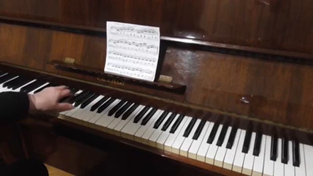 Красивые Этюды для начинающих Выпуск-10.Черни Этюд Ля мажор.