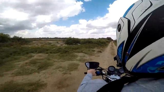 покатушки на stels delta 200 и RACER TIGER RC150 / заезд на скорость смотреть онлайн
